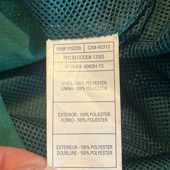 Adidas Full Zipper Green with White Stripe Windbreaker 90’S Vintage Men Size 3XL - Picture 13 of 17